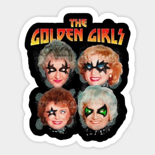 Golden girls rock Sticker